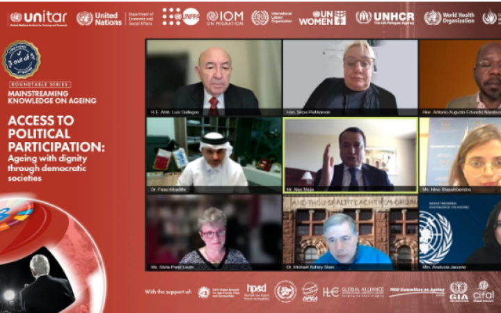 3rd. Event. Access to political participation: Ageing with dignity through democratic societies"