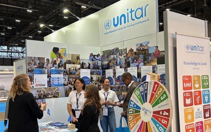 UNITAR at Aidex 2024 Exhibition: Showcasing Livelihood Development Training Impact