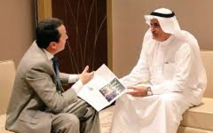 Meeting in Riyadh, Kingdom of Saudi Arabia between UNITAR’s Division Director Mr. Alex Mejia and the AGFUND Executive Director Mr. Nasser B. Al-Kahtani.