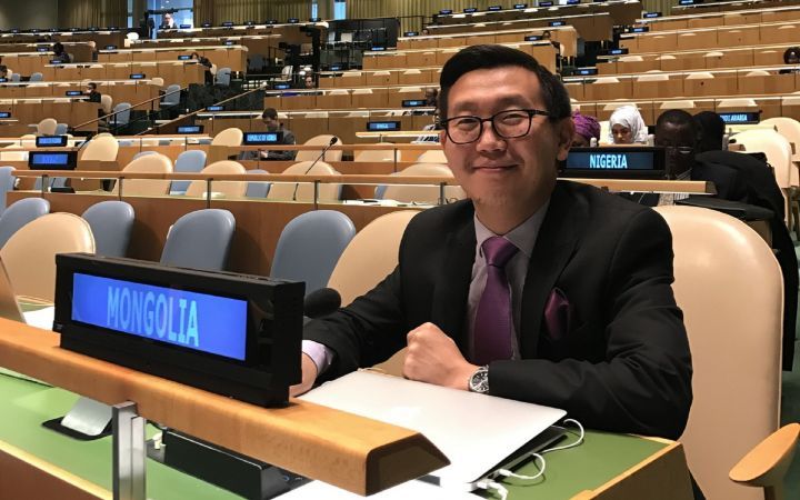 Amaraa Erdenebaatar国連モンゴル政府代表部一等書記官（本プログラム修了生）