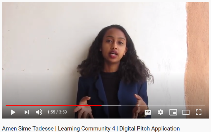 Amen Sime Tadesse (Ethiopia) presents her video pitch for the UNITAR Social Entrepreneurship Training Programme for Women in Ethiopia, Kenya, Somalia and Sudan, funded by the Government of Japan.