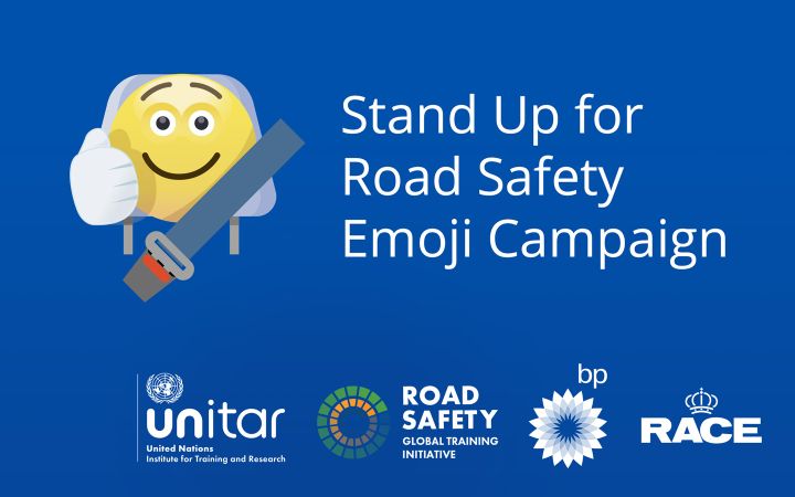 Stand Up for Road Safety Emoji Campaign