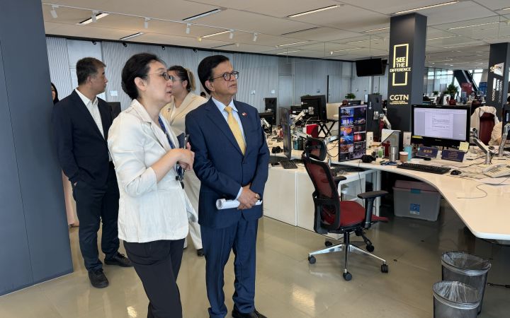 UNITAR Executive Director Meets China Global Television Network Leadership