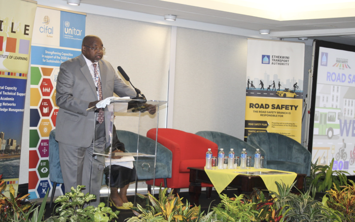 Expert presenting in the 2026 Road Safety Conference