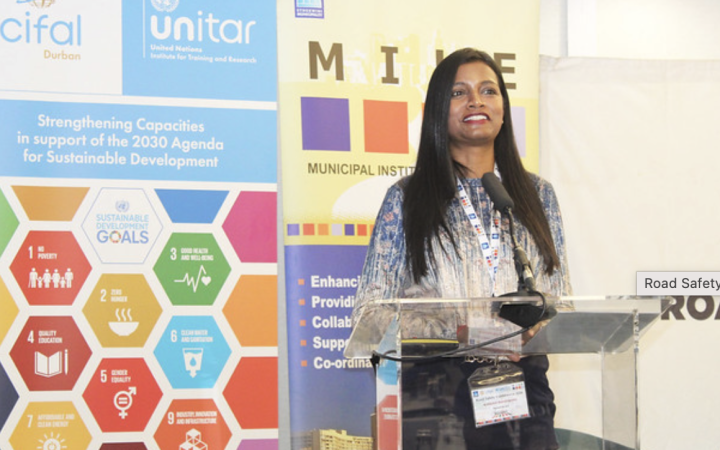 Expert panelist presenting during the 2026 Road Safety Conference