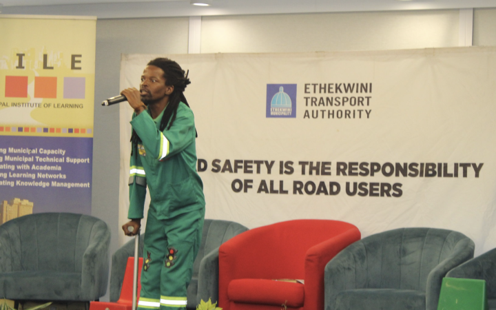 Expert presenting during the 2026 Road Safety Conference
