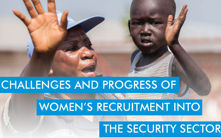 CoESPU Issue 1 2021 - Women's Recruitment in Peace and Security