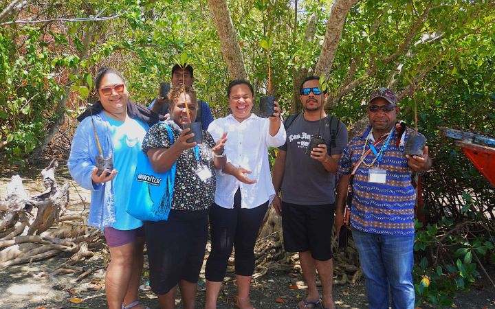 UNITAR Sea and Human Security Regional Workshop- Mangrove Planting in Yako Village 
