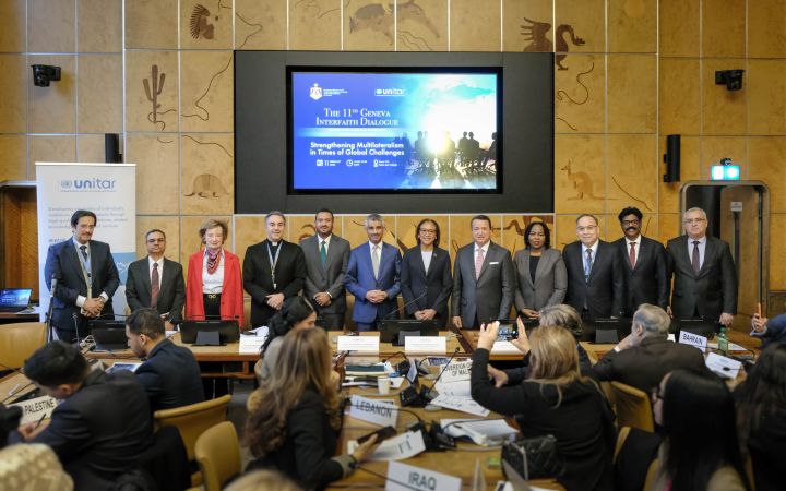 UNITAR Co-Hosts the 11th Annual Geneva Interfaith Dialogue with the Permanent Mission of Jordan