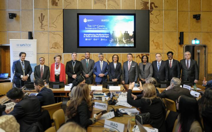 UNITAR Co-Hosts the 11th Annual Geneva Interfaith Dialogue with the Permanent Mission of Jordan  