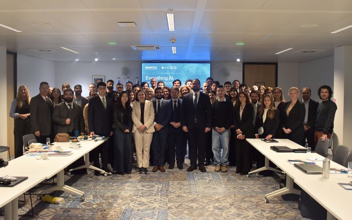 Group photo of participants and organizers for the "Everything AI" event