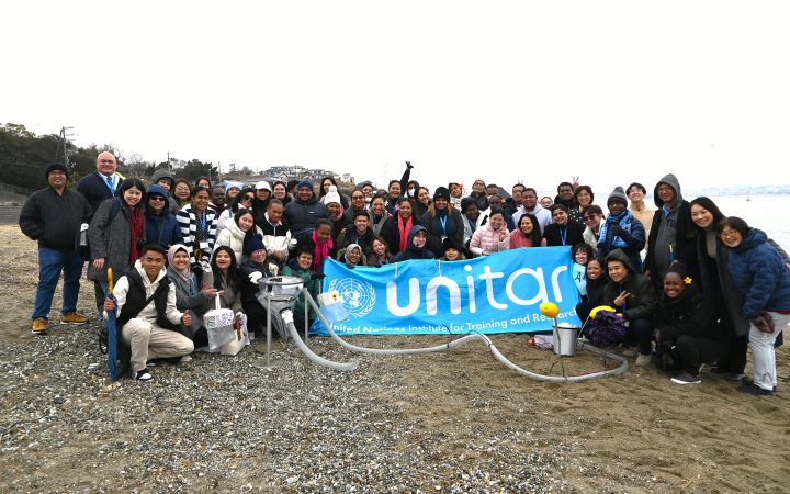 Group photo during the UNITAR Training Workshop in Awaji Island