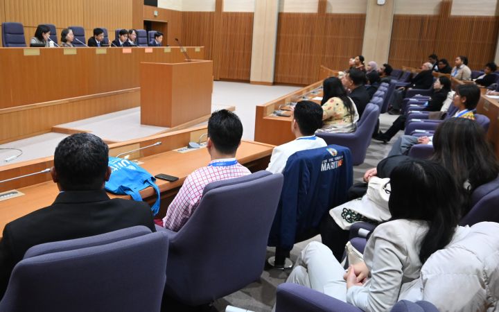 Photo of the courtesy visit to the Ministry of Foreign Affairs of Japan