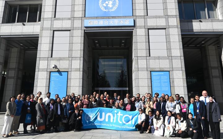 Group photo on the Final Day of the Training at United Nations University in Tokyo