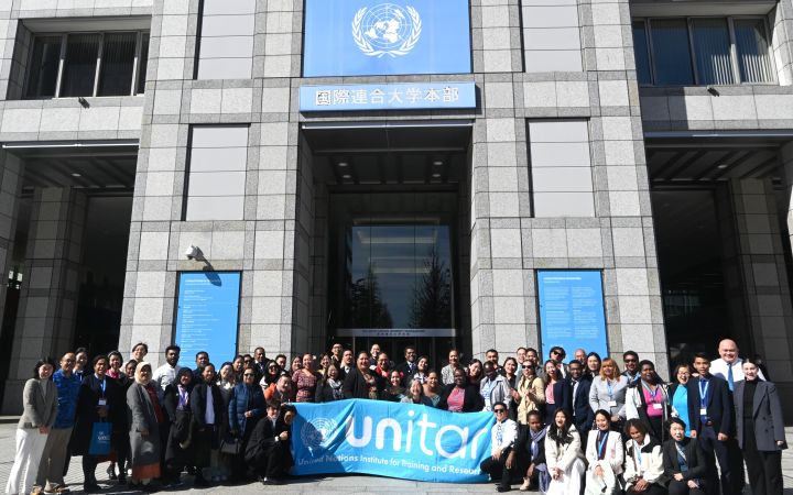 Group photo on the Final Day of the Training at United Nations University in Tokyo