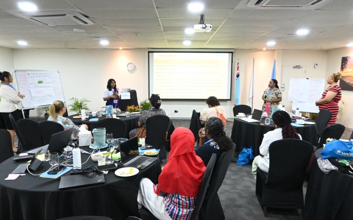 Photo of Final Day Session of the DRR Workshop in Fiji