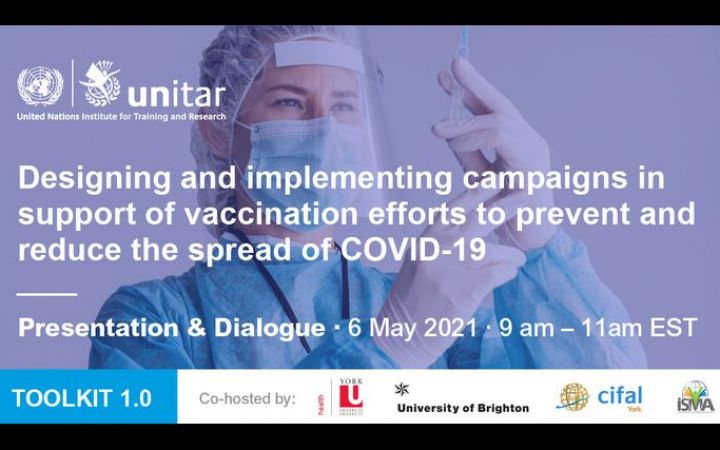 Supporting the design and implementation of campaigns that promote protective behaviours and vaccination uptake