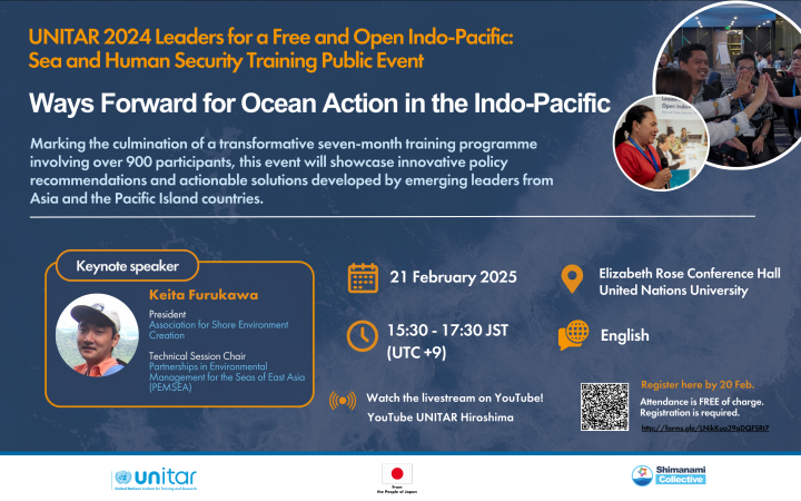 UNITAR to Host a Public Event to Advance Dialogue on Ocean Action in the Indo-Pacific