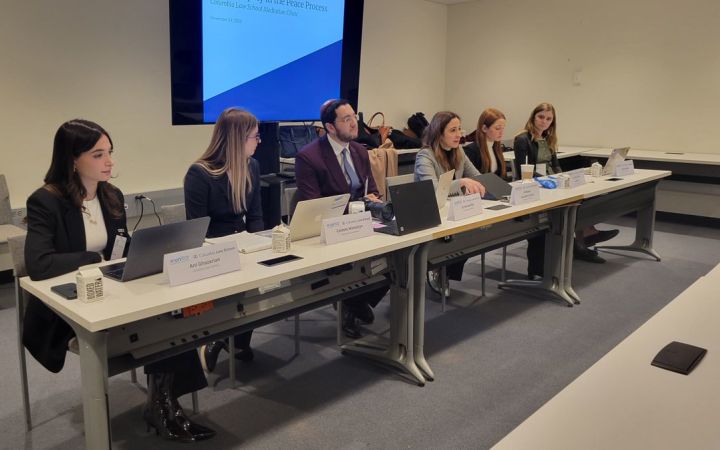 “Gender Equity in the Peacebuilding Process” panelists 