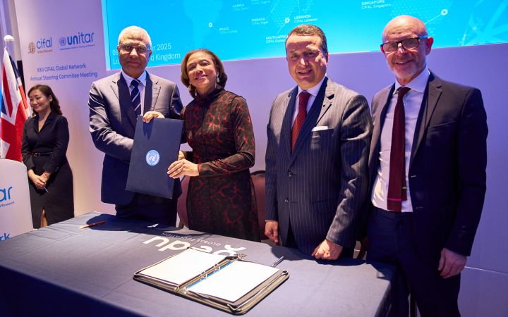 UNITAR and GEDU Global Education Sign Agreement to Establish CIFAL London