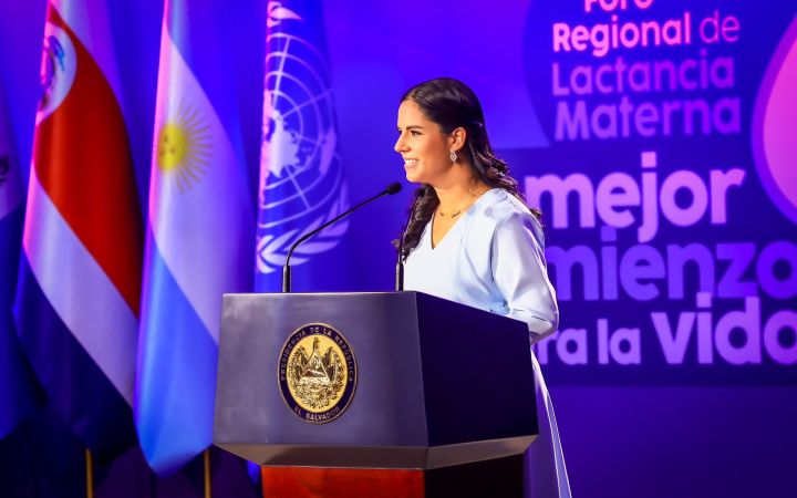 Her excellency Mrs. Gabriela Rodriguez de Bukele, First Lady of El Salvador