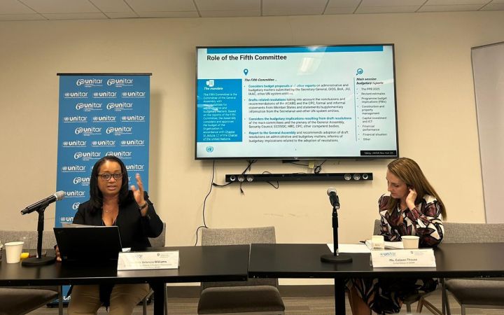 Ms. Unis Valencia Williams, Chief of Service and Deputy Director for Budgets of the Development Pillar and Human Rights