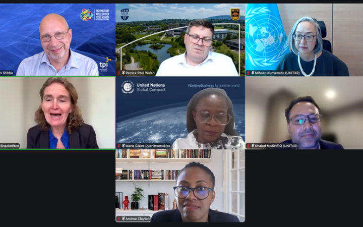 A screenshot of the panelists