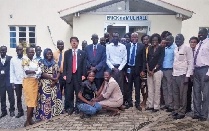 The 2017 Cycle Fellows with H.E. Ambassador Kiya