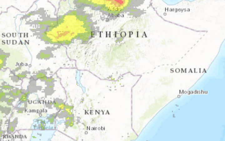 Map of Horn of Africa 