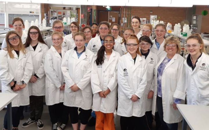 Hunter Women in Science and Engineering program (HunterWISE) visiting Muswellbrook and Gorakan Highschools to encourage younger women and girls to actively consider a career in STEM