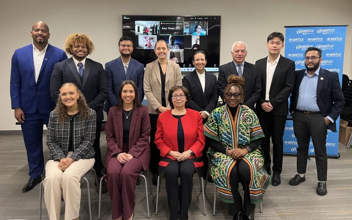 GDI Fellows and Faculty standing for a photo