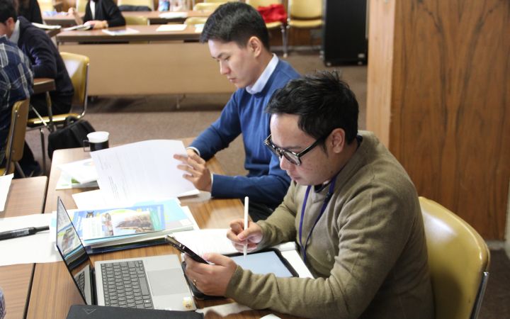 Aiyarat Kosakul of Thailand participating in UNITAR Hiroshima Nuclear Disarmament and Non-Proliferation Training Programme.