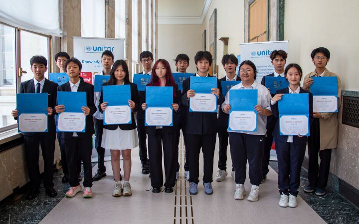 Group photo of the young participants from Future Global Youth Leaders Programme.