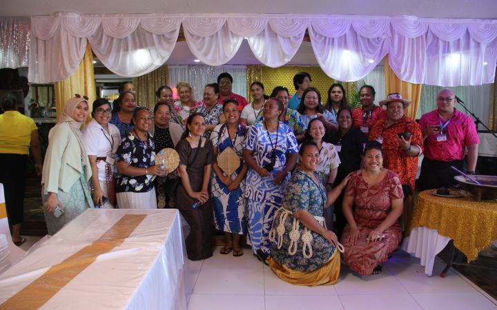 Group photo of the 2023 UNITAR Women’s Leadership in Tsunami-based Disaster Risk Reduction Training Programme for World Tsunami Awareness Day