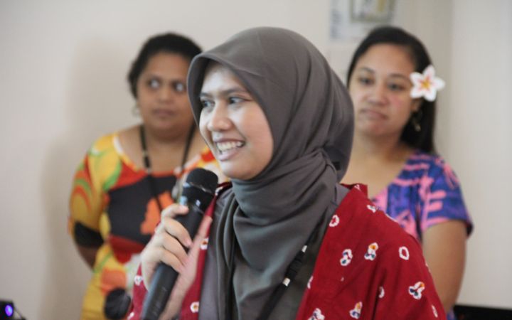 UNITAR alumna Fega Ayu Pangestika