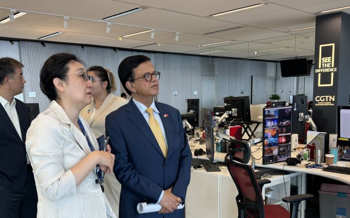UNITAR Executive Director Meets China Global Television Network Leadership