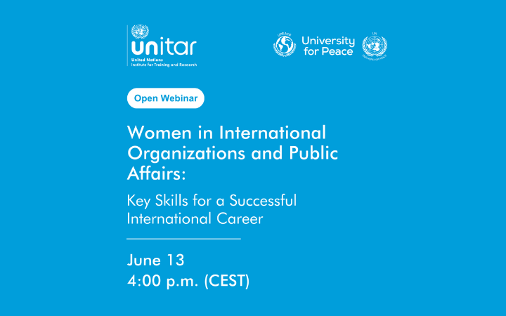 Women in International Organizations and Public Affairs: Key Skills for a Successful International Career