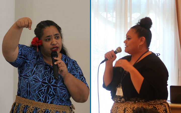 Luisa Taunga (Left) and Lavinia Taumoepeau-Latu (Right)