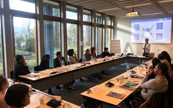 Participants attending the Workshop on Leadership Skills at the International Environment House