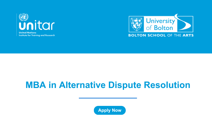 MBA in Alternative Dispute Resolution 