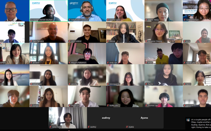 UNITAR “2024 Youth Ambassador Asia-Pacific Programme: Local Solutions for Global Challenges: Youth Empowerment and Community Impact” Webinar