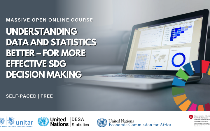 MOOC -  Banner - Understanding data and statistics better – for more effective SDG decision making