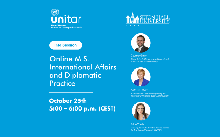 Online Master of Science in International Affairs and Diplomatic Practice Info Session