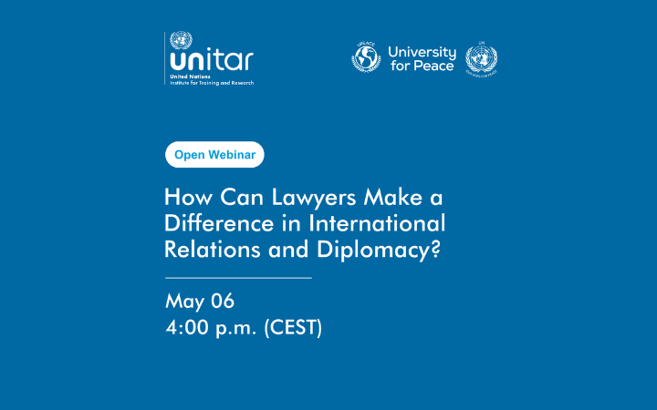 How can lawyers make a difference in International relations and diplomacy?