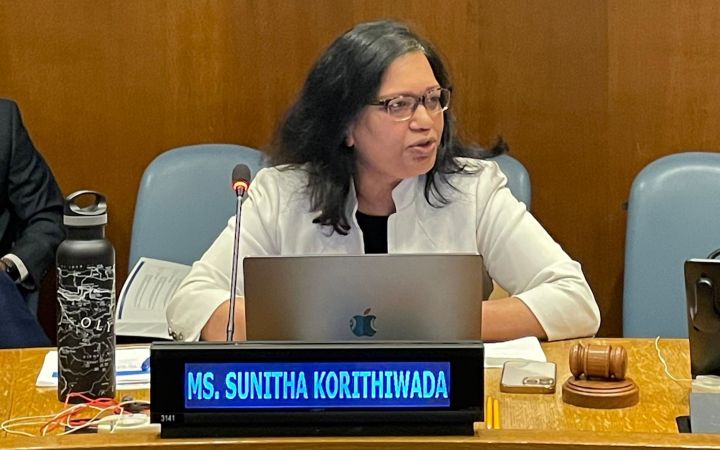 Ms. Sunitha Korithiwada during opening remarks