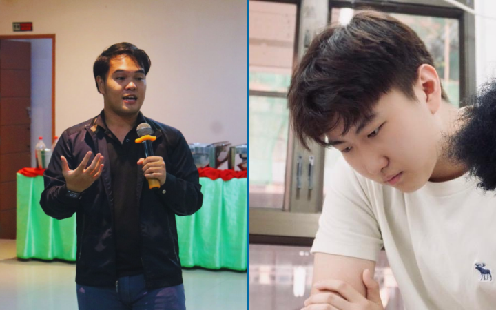 John Isidore Laure (left) and Seungjae Lee (right)