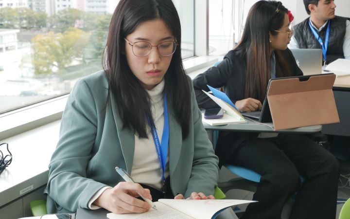 Thai Diplomat Manchulika Wongchai at the UNITAR 10th Nuclear Disarmament and Non-Proliferation Training Programme in Hiroshima