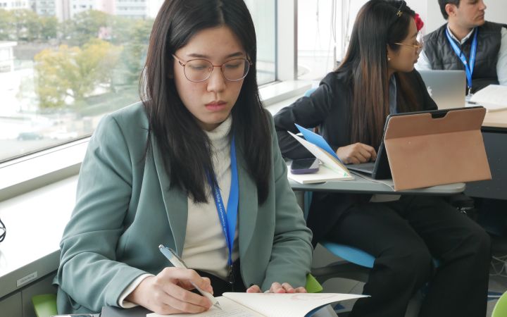 Thai Diplomat Manchulika Wongchai at the UNITAR 10th Nuclear Disarmament and Non-Proliferation Training Programme in Hiroshima