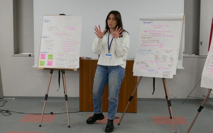 Photo of the Hackathon Presentation