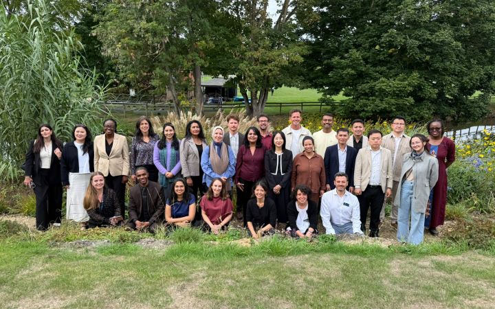 The 2026 cohort of the first Future-Proofing Business and the Economy, along with UN and Oxford trainers, in Oxford, United Kingdom.